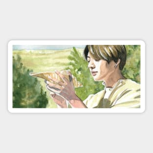 Jungkook Conch Shell Painting Sticker